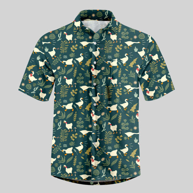Goose Button Up Pocket Shirt