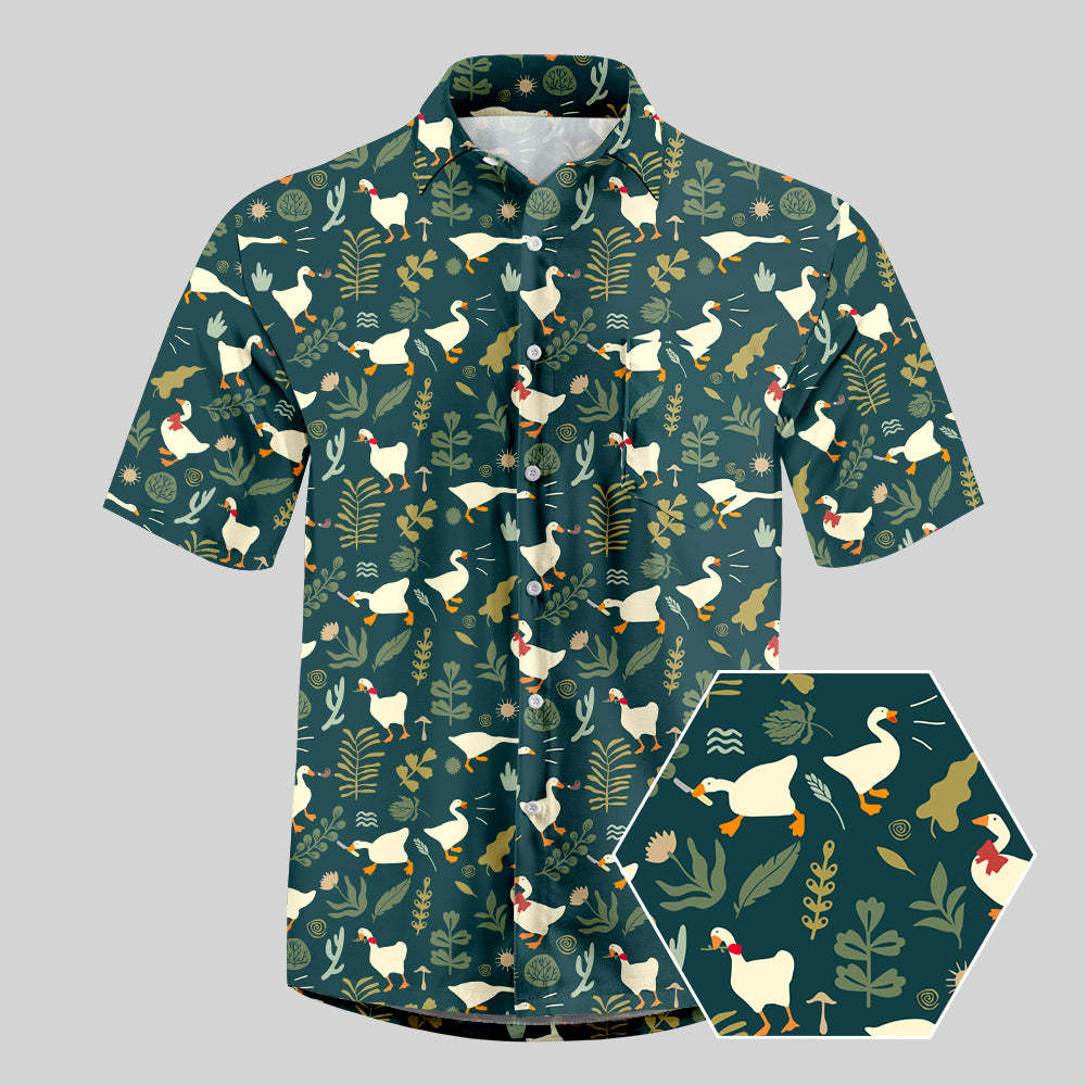 Goose Button Up Pocket Shirt