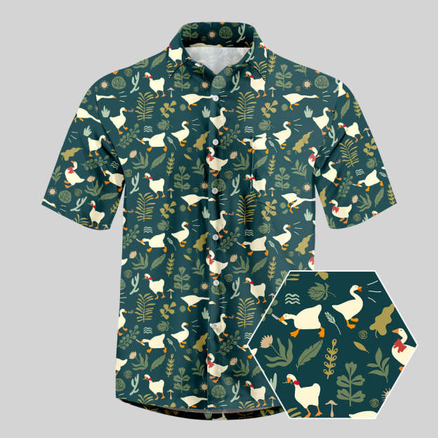 Goose Button Up Pocket Shirt