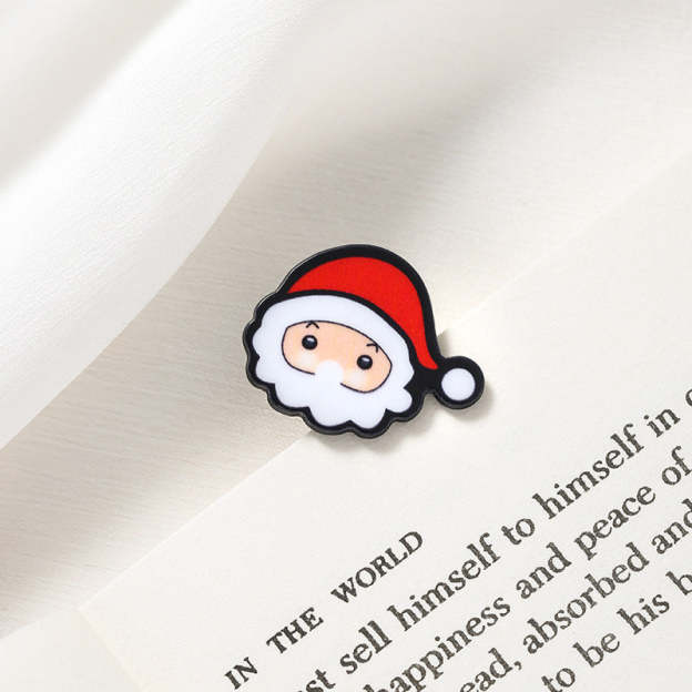 Christmas Snowflake Fawn Pins