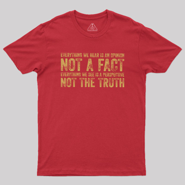 Perspective and Truth Geek T-Shirt