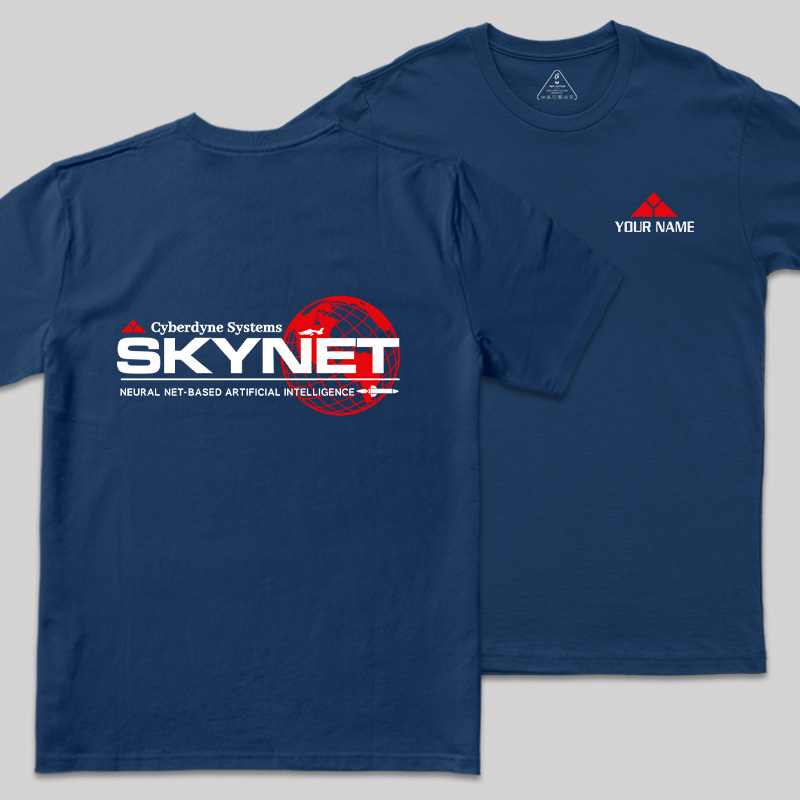 Personalized Classic Skynet Geek T-Shirt