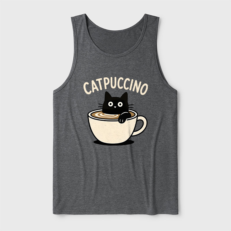 Catpuccino Ultra Soft Heather Tank