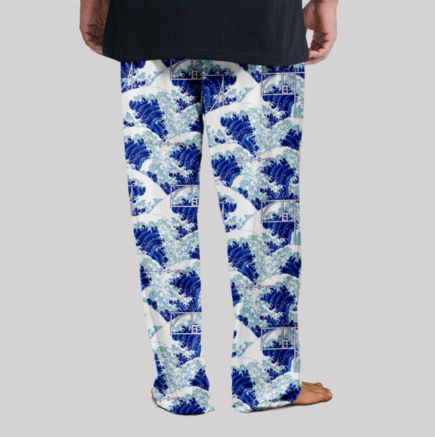 Fibonacci Waves Geek Loungewear Pants