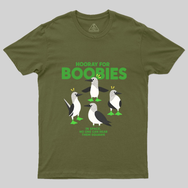 Hooray For Boobies Geek T-Shirt