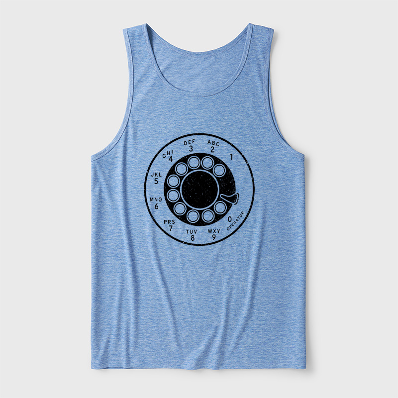 Rotary Dial Vintage Ultra Soft Heather Tank