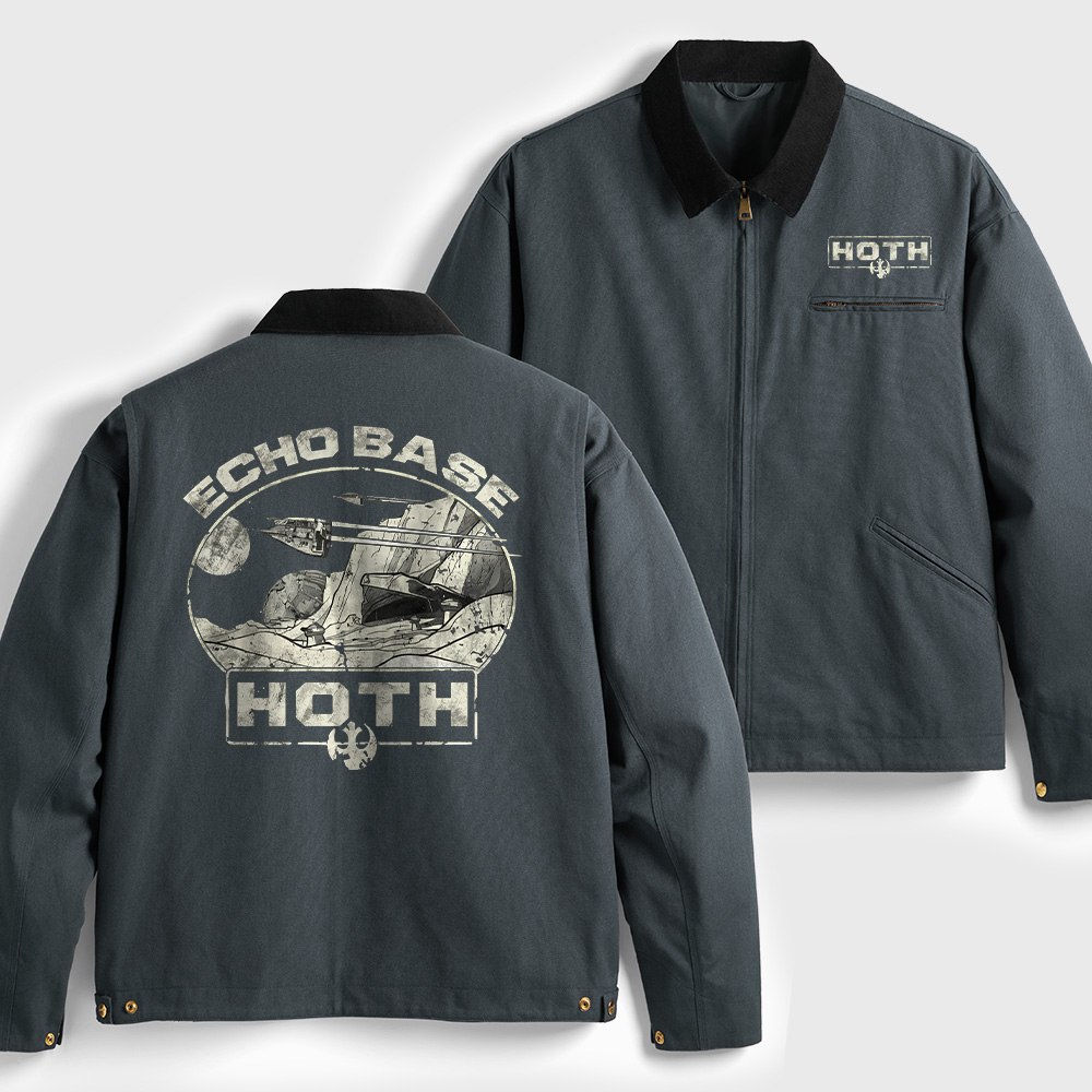 Ice Planet Geek Canvas Work Jackets