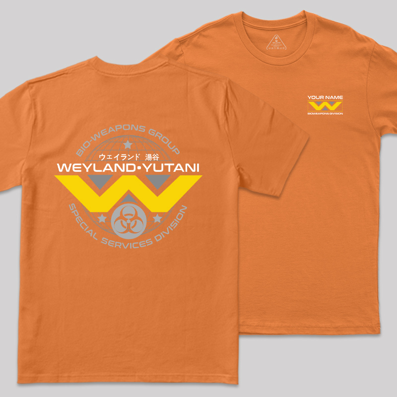 Personalized Weyland Yutani Scifi Geek T-Shirt