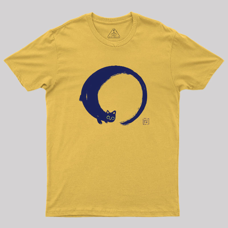 Enso Cat Geek T-Shirt