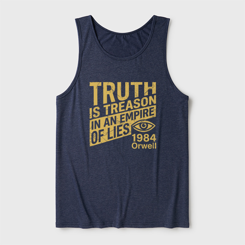 1984 Orwell Ultra Soft Heather Tank