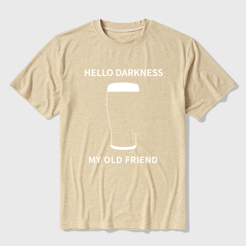 Hello Darkness My Old Friend Ultra Soft Heather Tees