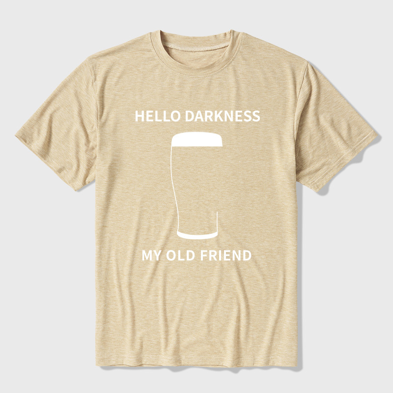 Hello Darkness My Old Friend Ultra Soft Heather Tees