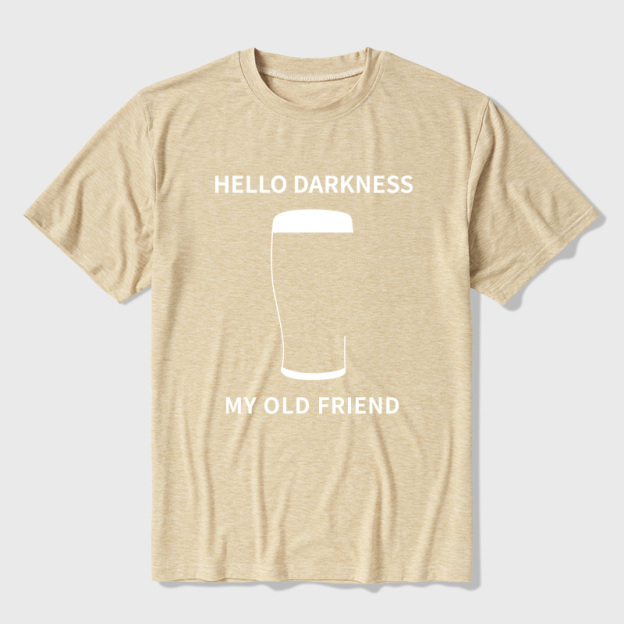 Hello Darkness My Old Friend Ultra Soft Heather Tees