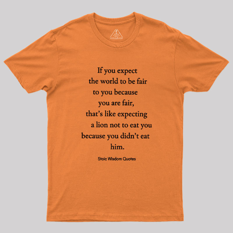 Stoic Wisdom Quotes Geek T-Shirt