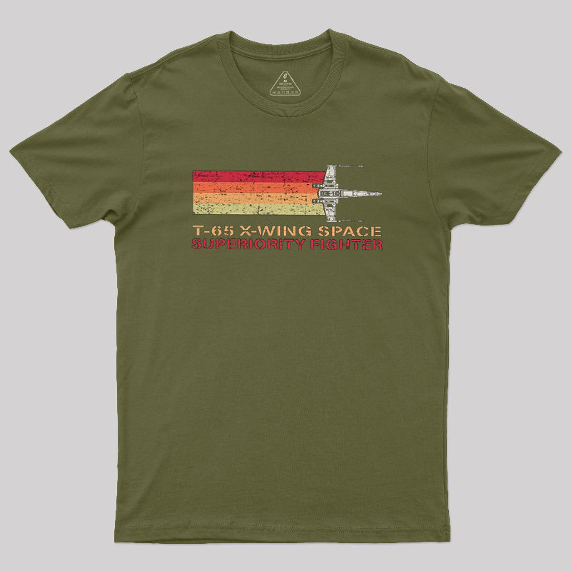 Starfighter Stripes Geek T-Shirt