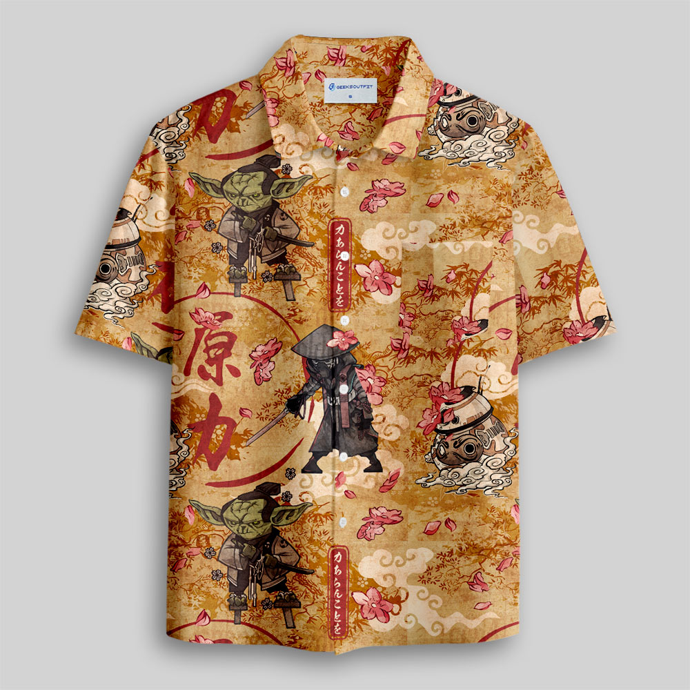 Force Traditional Painting Button Up Pocket Shirt