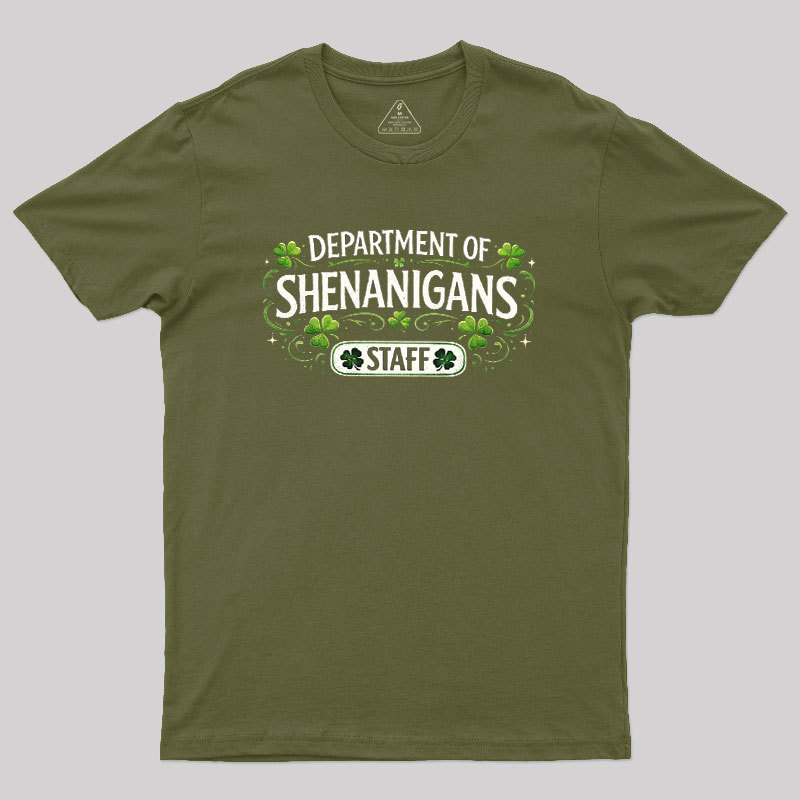 Department of Shenanigans Staff Geek T-Shirt