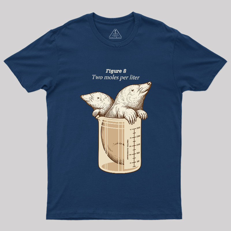 Mole Per Liter Geek T-Shirt