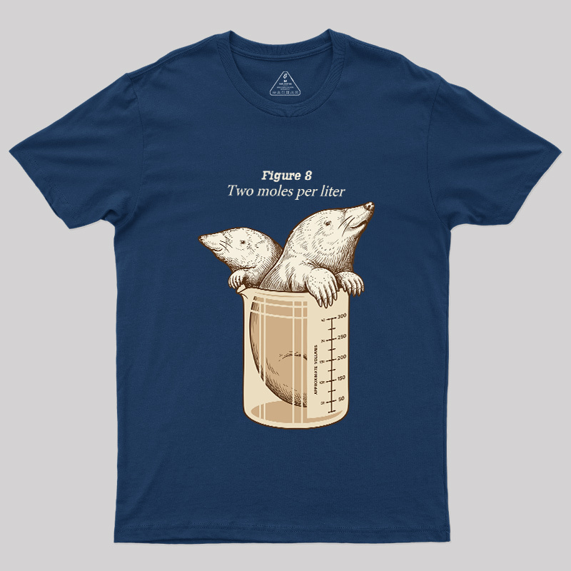 Mole Per Liter Geek T-Shirt