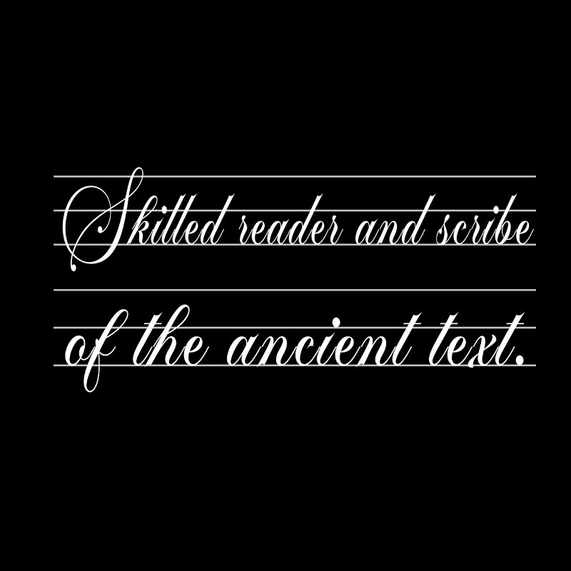 Ancient Scribe Geek T-Shirt