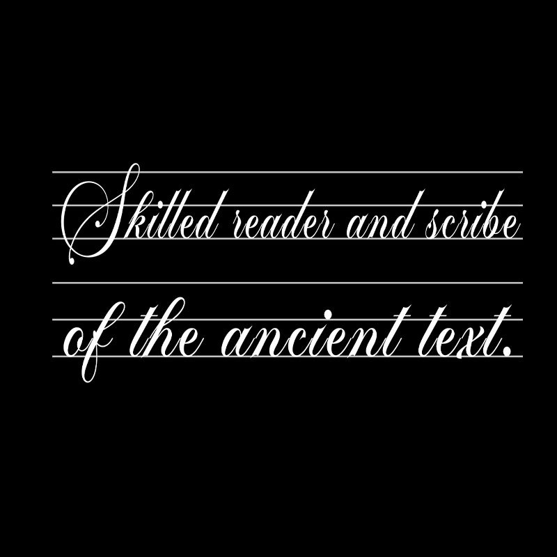 Ancient Scribe Geek T-Shirt