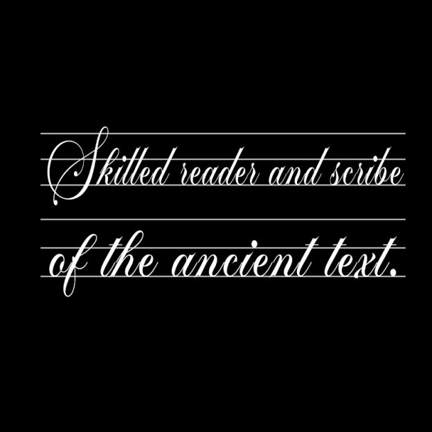 Ancient Scribe Geek T-Shirt