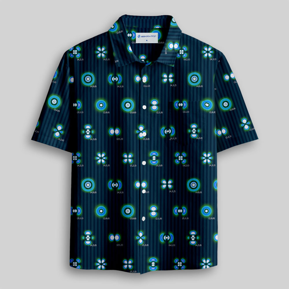 Geeksoutfit Electron Cloud Button Up Pocket Shirt for Sale