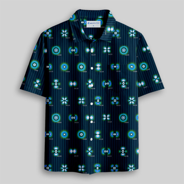 Electron Cloud Button Up Pocket Shirt