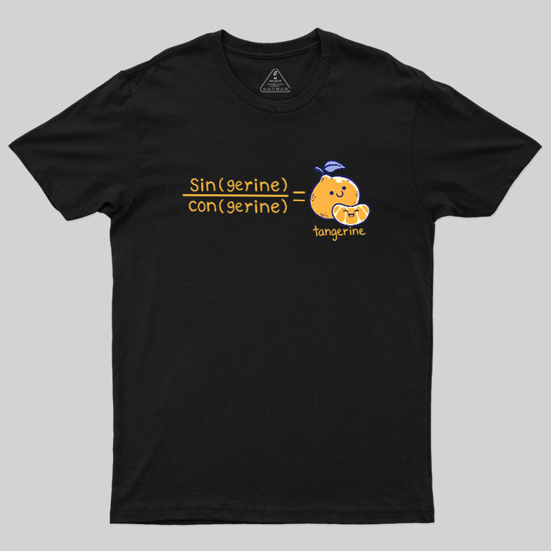 Tangerine Math Pun Geek T-Shirt