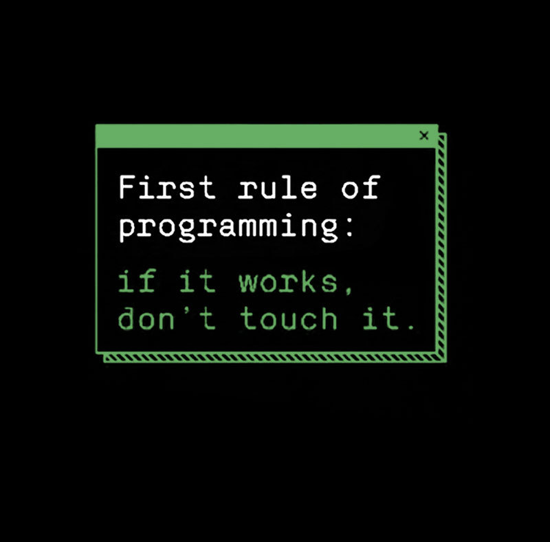 First Rule of Programming Geek T-Shirt