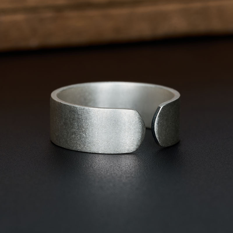 Take This Geek Silver Band Ring