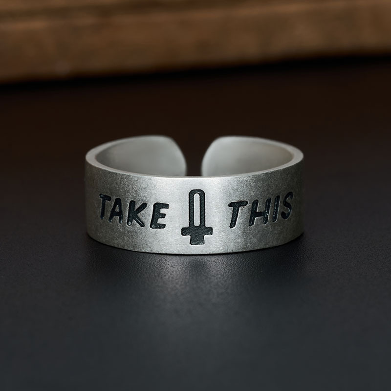 Geeksoutfit Galactic Empire Sterling Silver Band Ring for Sale online