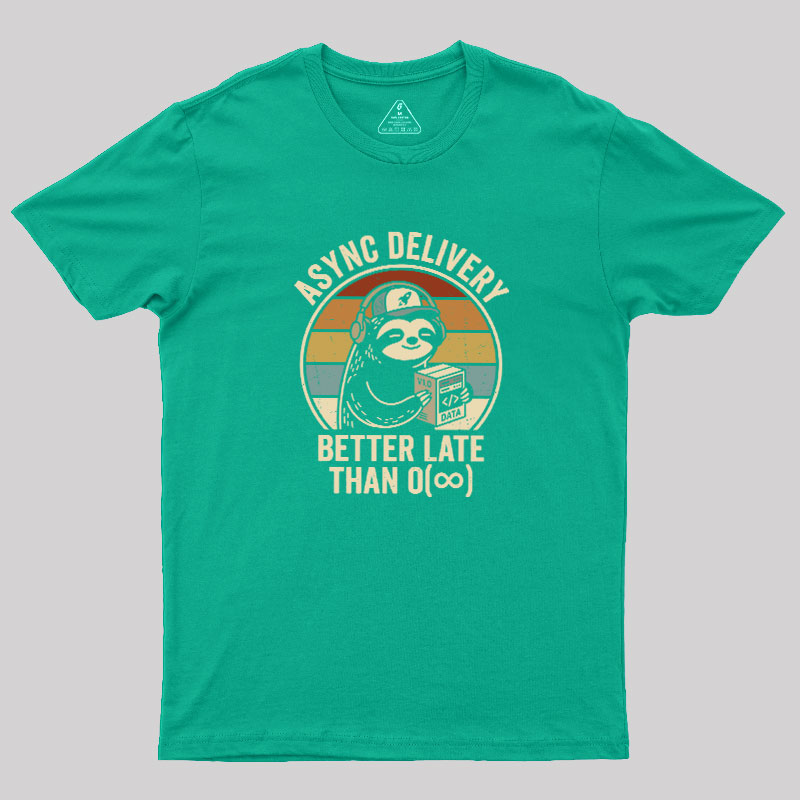 Better Late Than O(∞) Geek T-Shirt