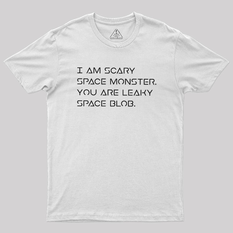 Scary Space Monster Geek T-Shirt