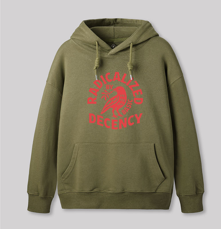 Radicalized By Basic Decency Geek Hoodie