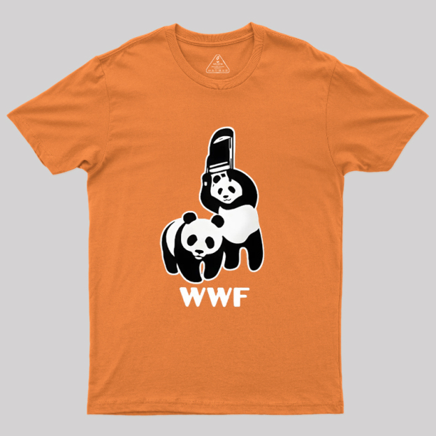 WWF Parody Pandas Geek T-Shirt