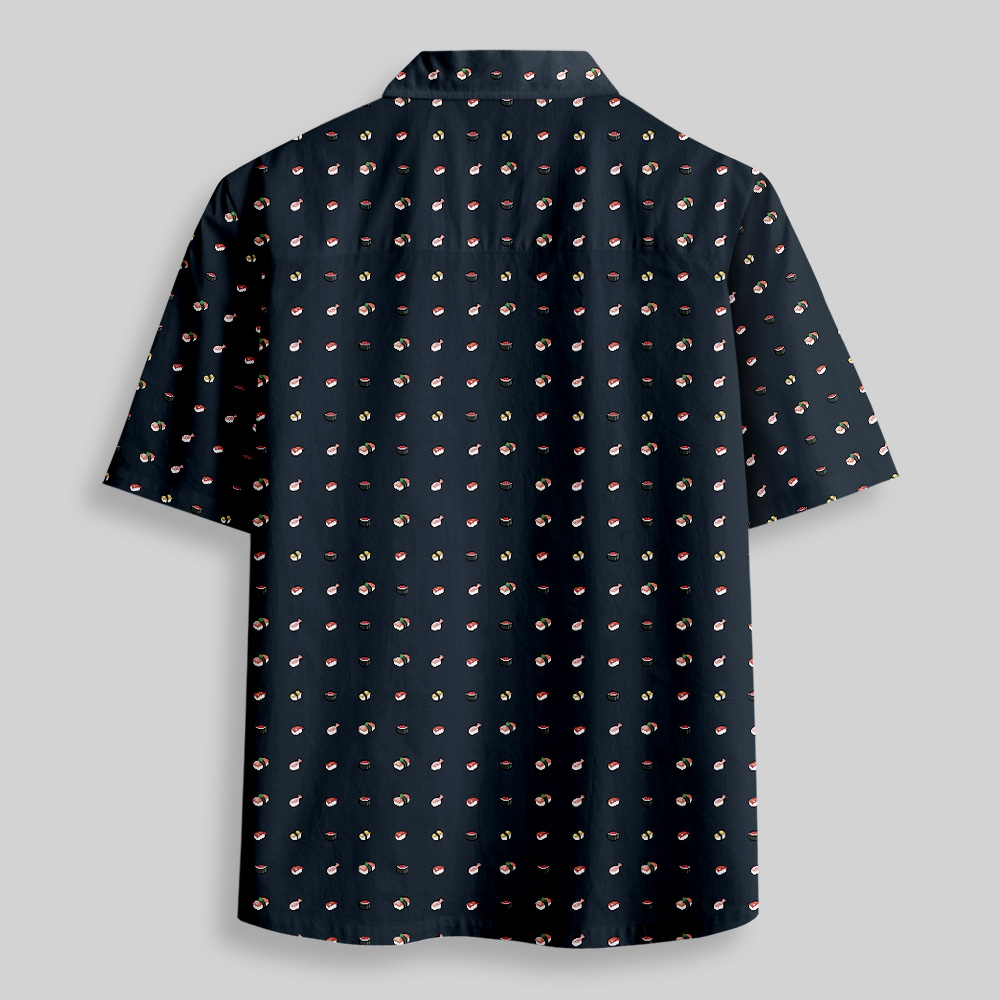 Sushi Vibes Button Up Pocket Shirt