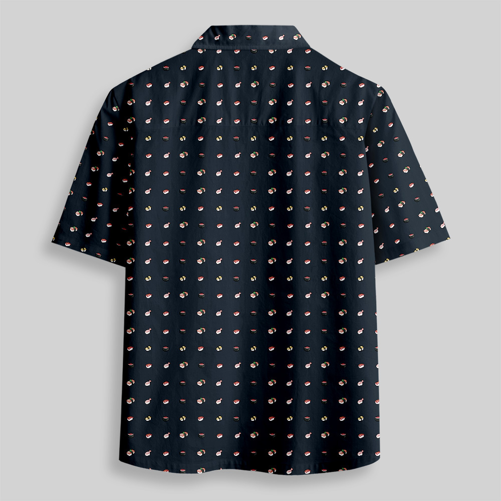 Sushi Vibes Button Up Pocket Shirt