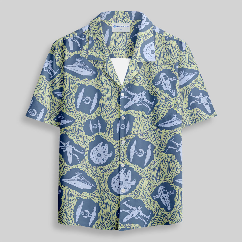 Galactic Fleet Button Up Pocket Shirt