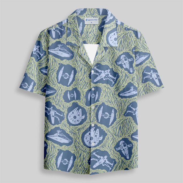 Galactic Fleet Button Up Pocket Shirt