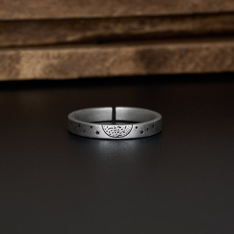 Geeksoutfit Galactic Empire Sterling Silver Band Ring for Sale online