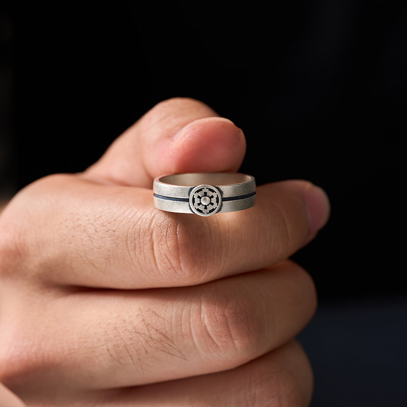 Wheel Smart Controller Geek Silver Band Ring