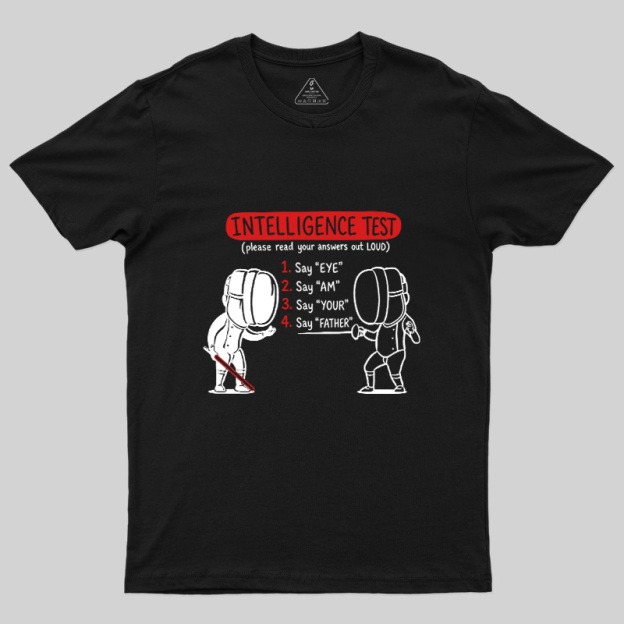 Intelligence Test Geek T-Shirt