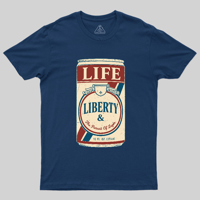 Independence Day Beer Lover Geek T-Shirt