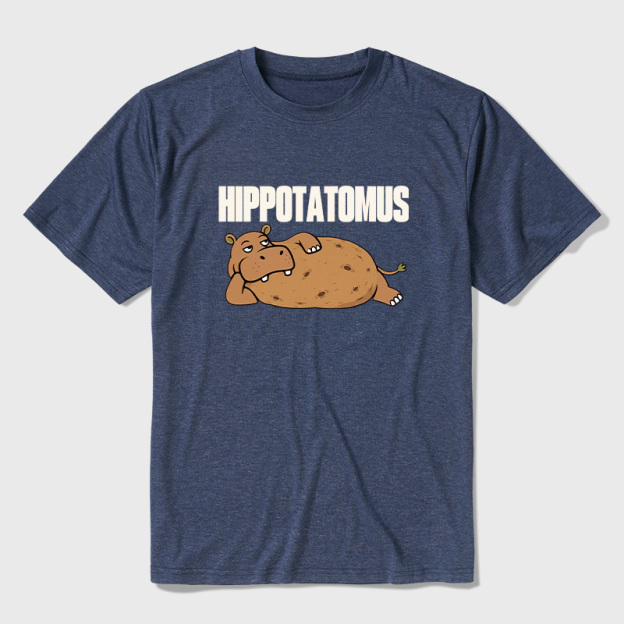 Hippotatomus Ultra Soft Heather Tee