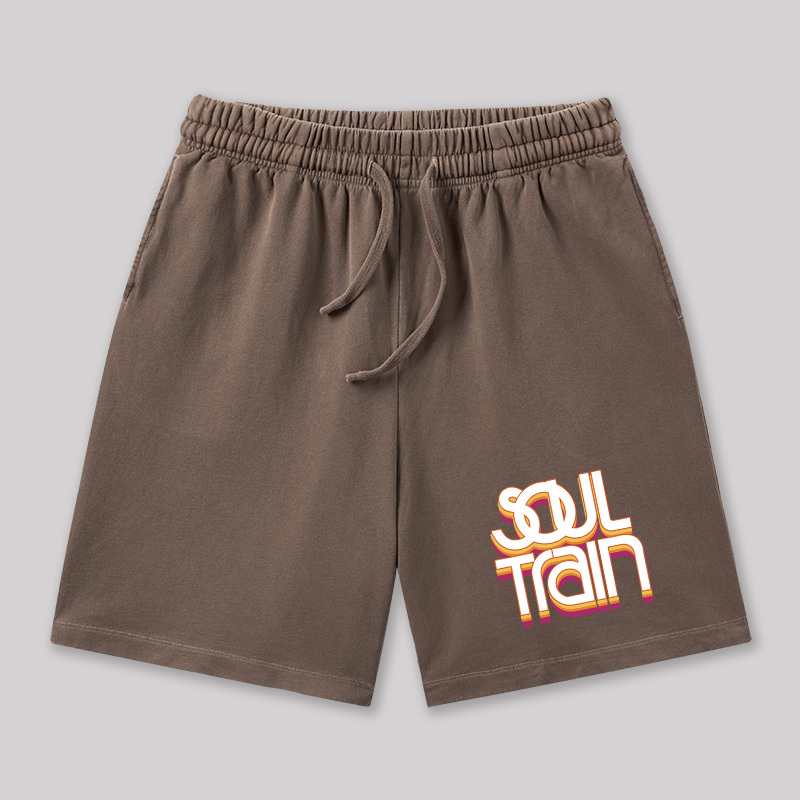 Vintage Soul Train Geeky Washed Shorts