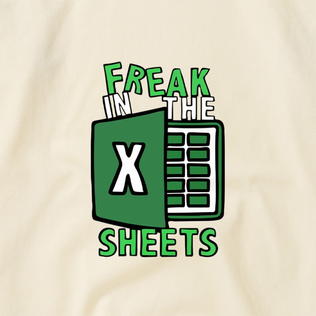 Freak In The Sheets Geek Retro Raglan T-Shirt
