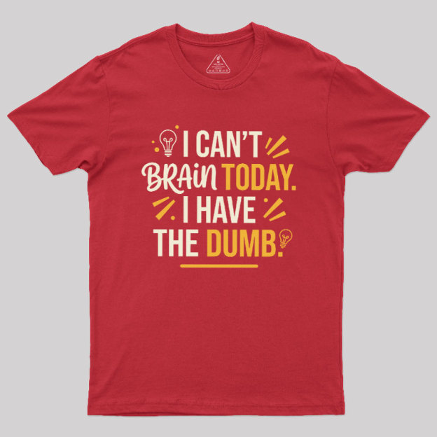 Brain Out of Order Geek T-Shirt