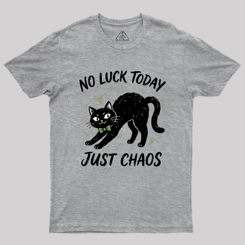 Just Chaos Cat Geek T-Shirt