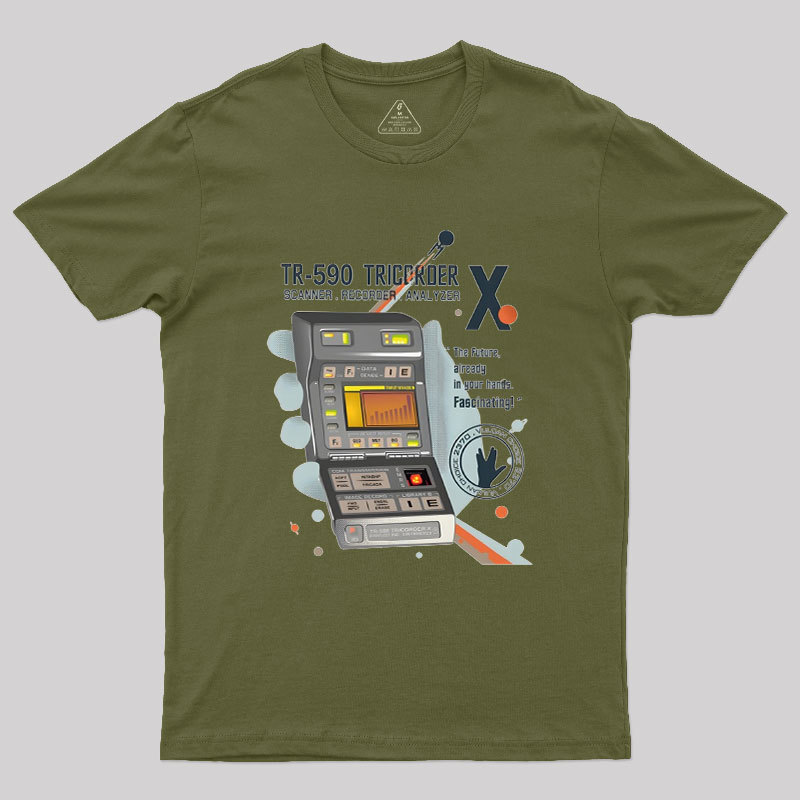 TR-590 Tricorder Geek T-Shirt